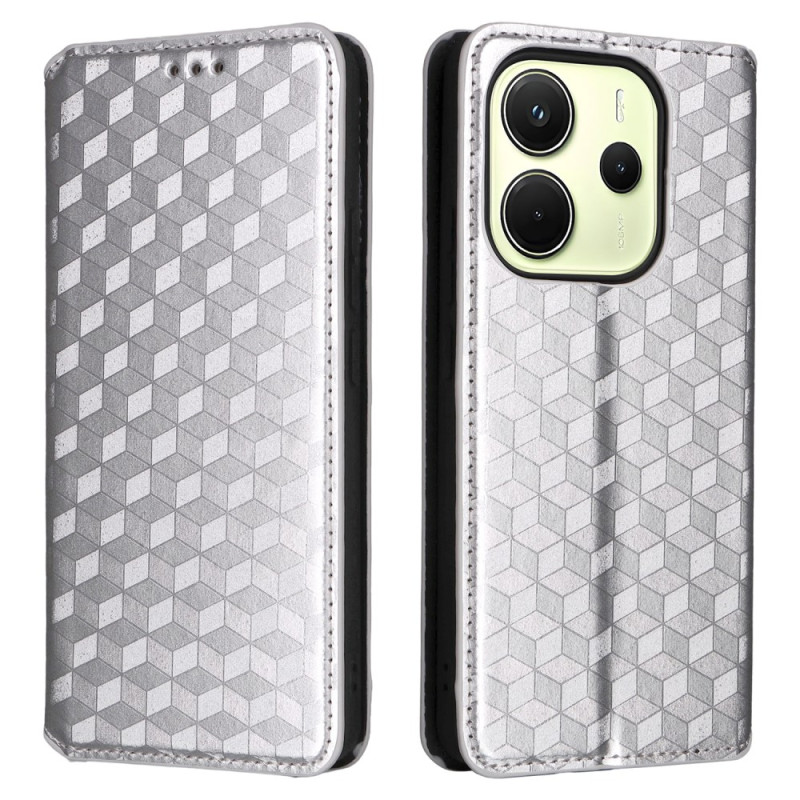 Flip Cover Xiaomi Redmi Note 14 4G Motif Losanges