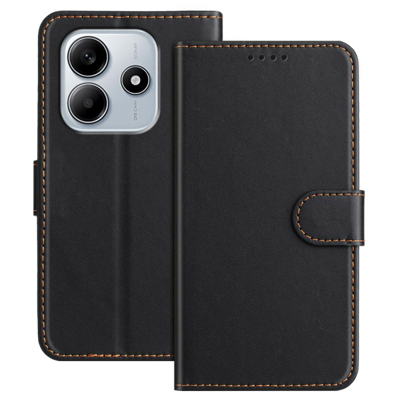 Housse Xiaomi Redmi Note 14 4G Simili Cuir à Lanière