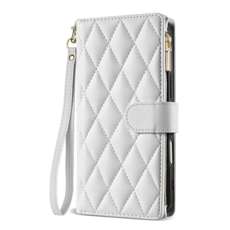 Housse iPhone 16E Portefeuille Matelassé Premium