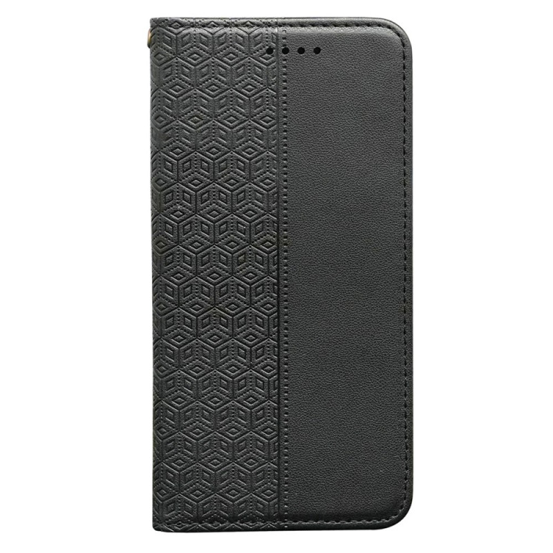 Flip Cover OnePlus 13R 5G Motif Quadrillé à Lanière