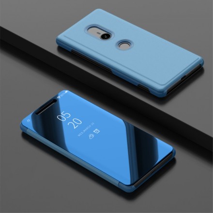 View Cover Sony Xperia XZ3 Miroir et Simili Cuir View Cover Sony Xperia XZ3 Miroir et Simili Cuir