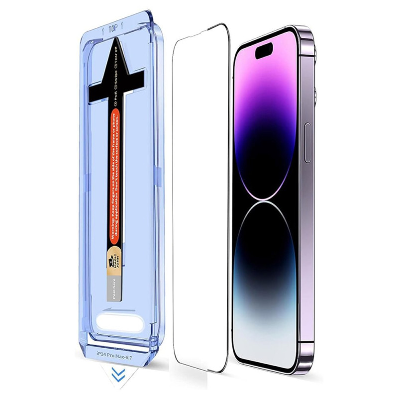 Protection Écran avec Outil d'Installation iPhone 14 Pro Max