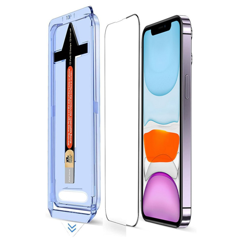 Protection Écran avec Outil d'Installation pour iPhone 11