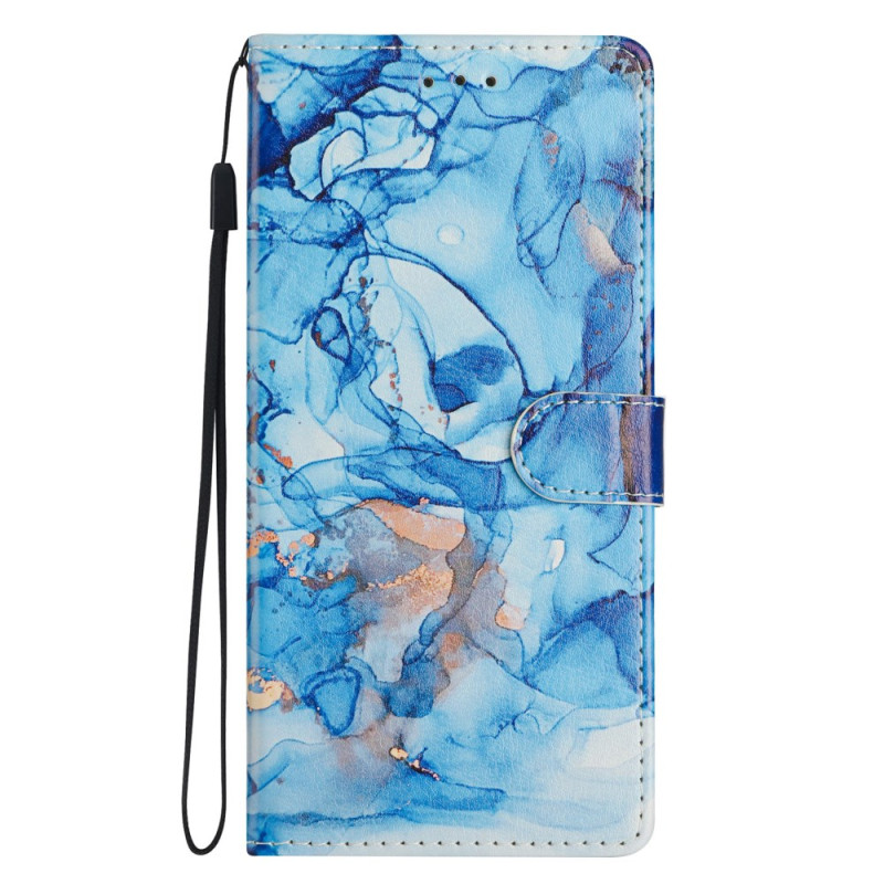 Housse Xiaomi Redmi Note 14 4G Marbre Bleu