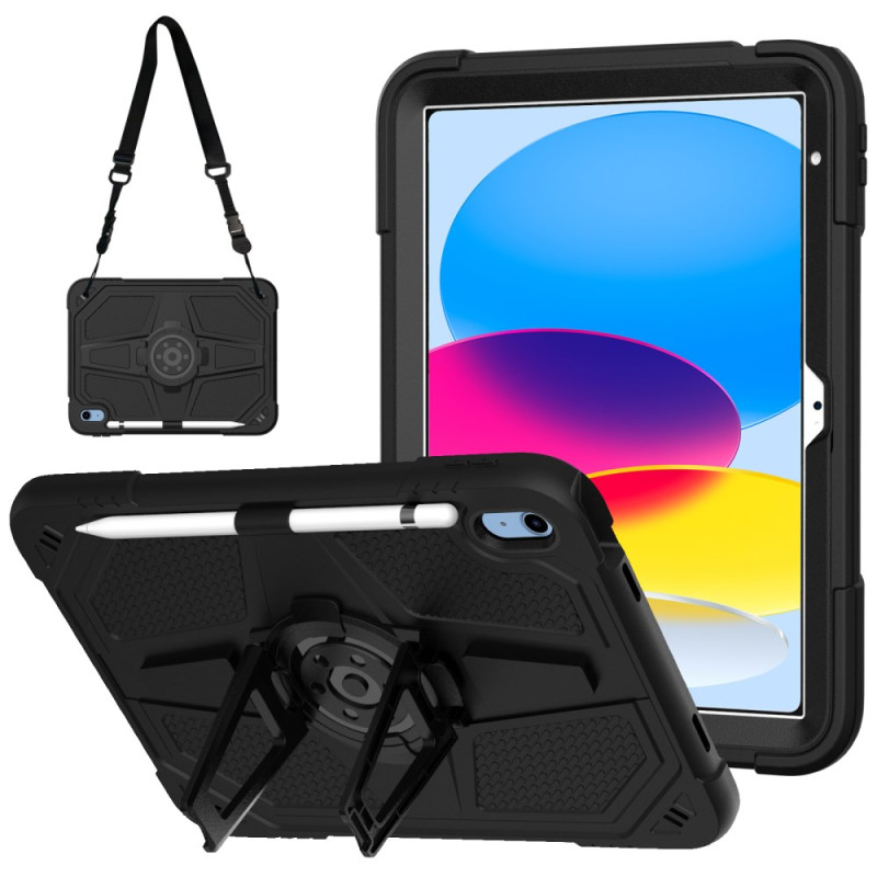 Coque iPad (2025) / 10.9 (2022) Béquille Punk et Bandoulière