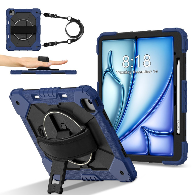 Coque iPad Air 13 (2026) (2025) (2024) Robuste avec Sangles et Support
