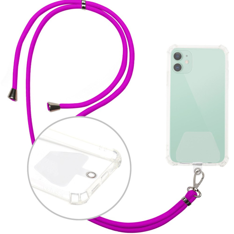 Lanière Réglable Universelle pour Téléphone avec 2 Attaches
