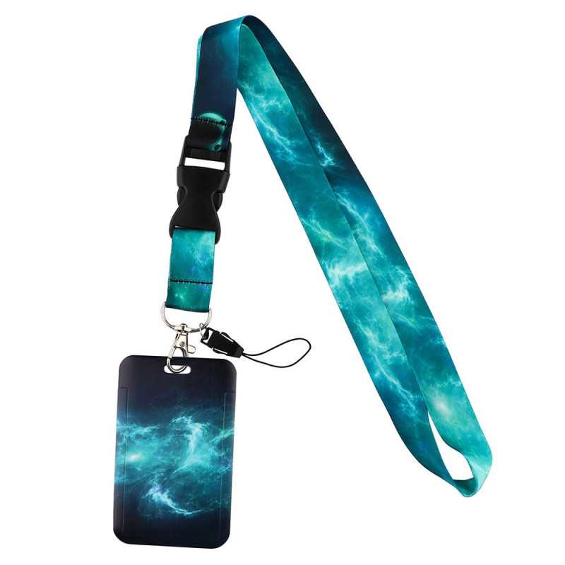 Lanière avec Porte-Badge et Porte-Clés