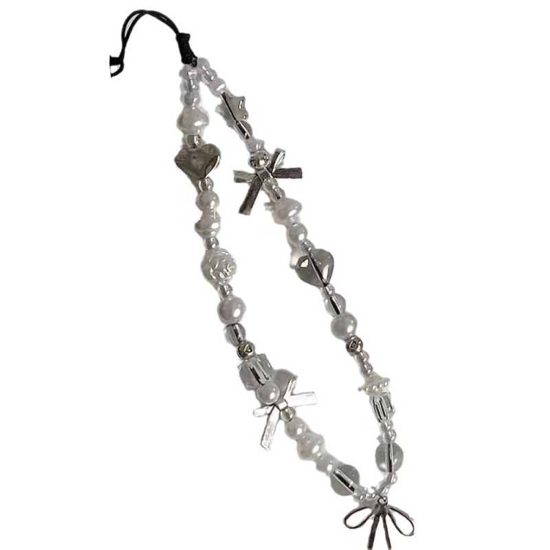 Bracelet pour Portable Perles et Nœuds