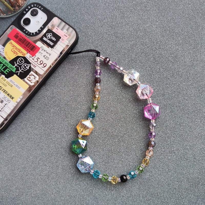 Lanière Détachable Style Perles Cristal