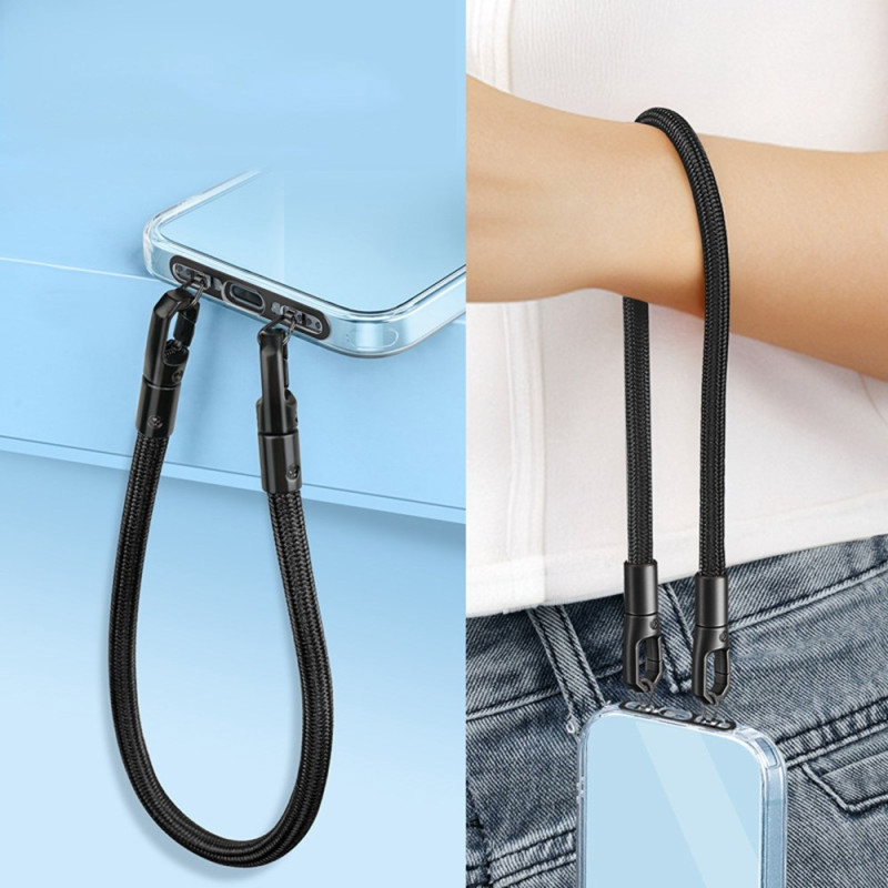 Lanière pour Portable avec Attache Rotative 360°