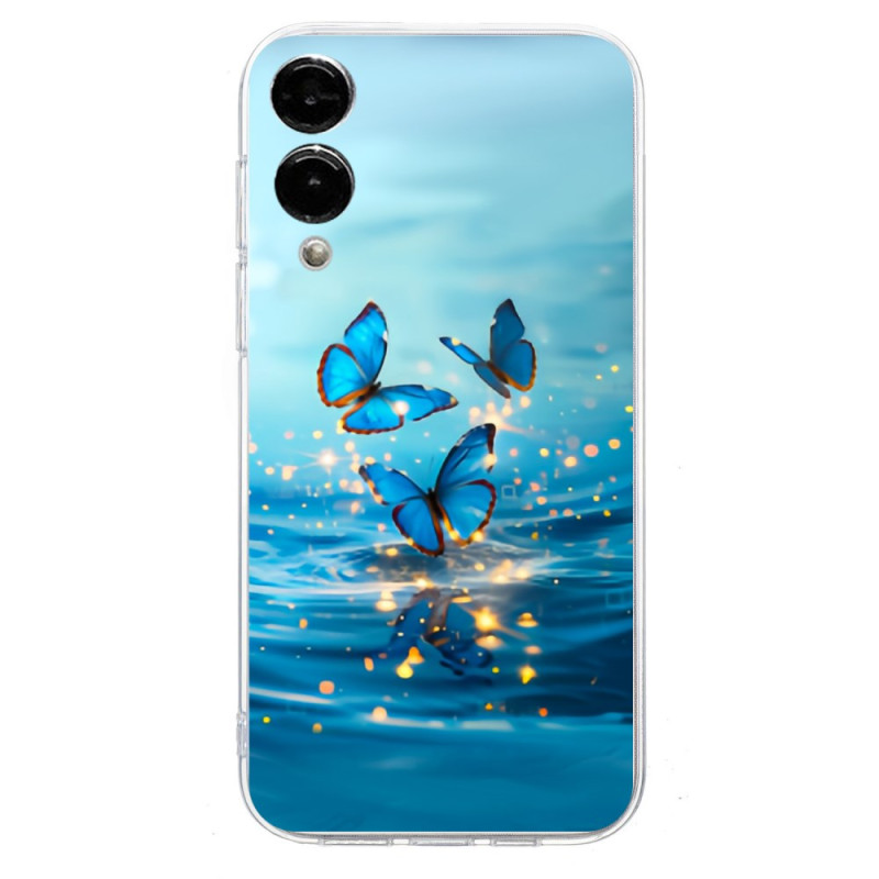 Coque Samsung Galaxy S25 Edge Papillons Bleus
