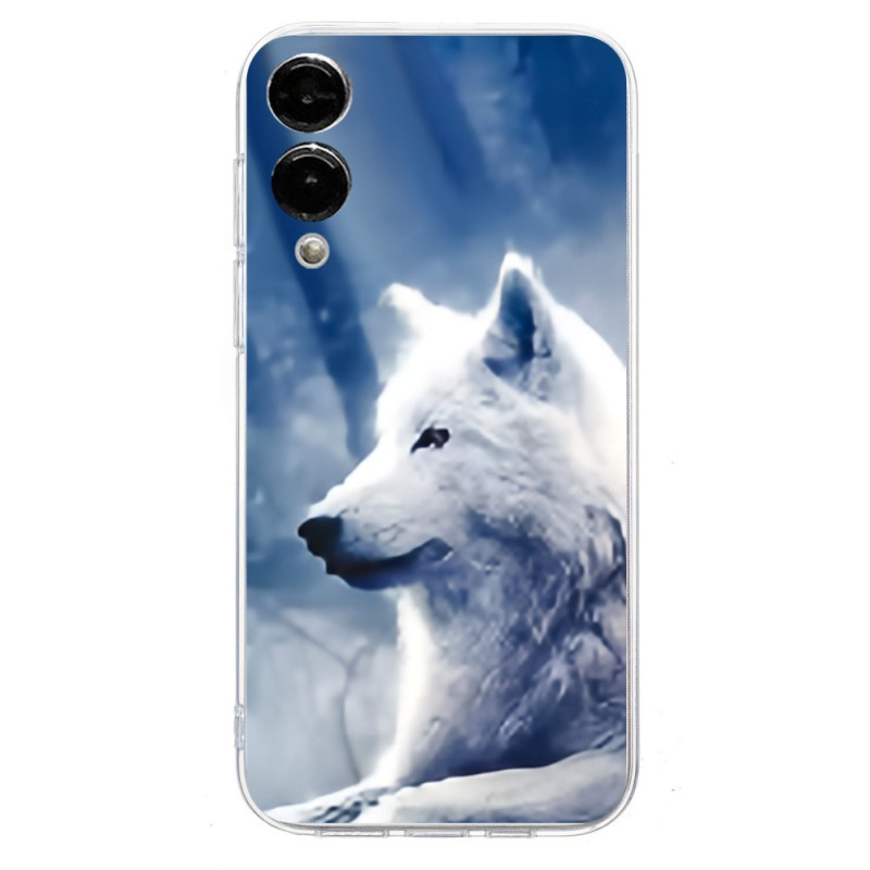 Coque Samsung Galaxy S25 Edge Loup Blanc
