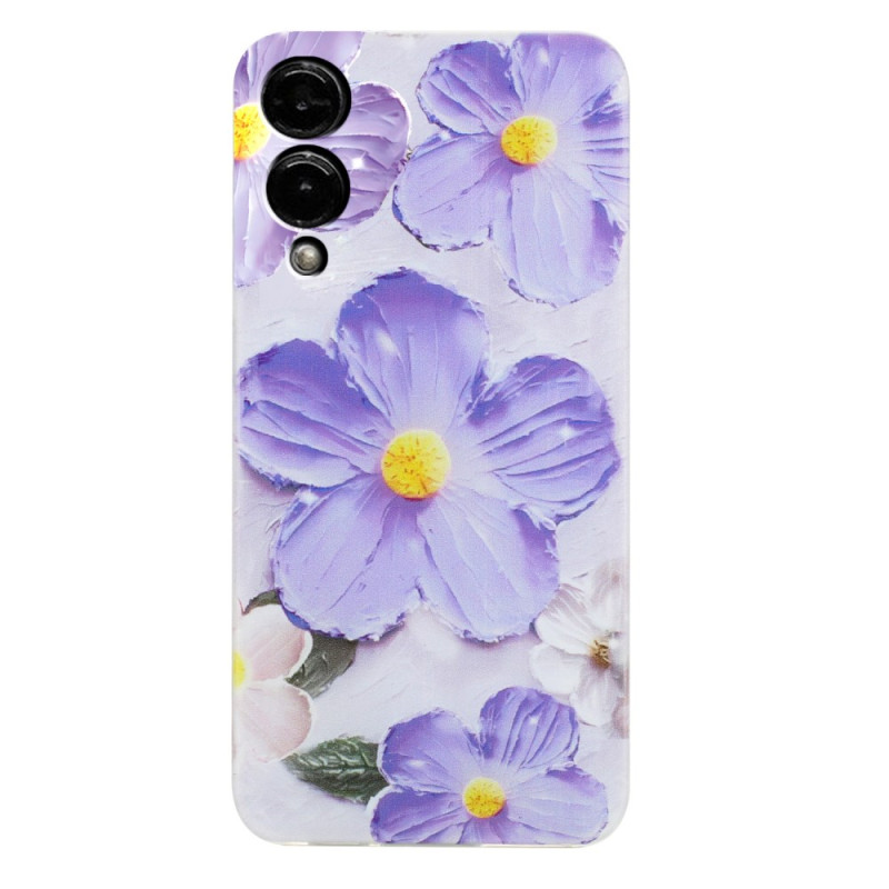Coque Samsung Galaxy S25 Edge Fleurs Violettes