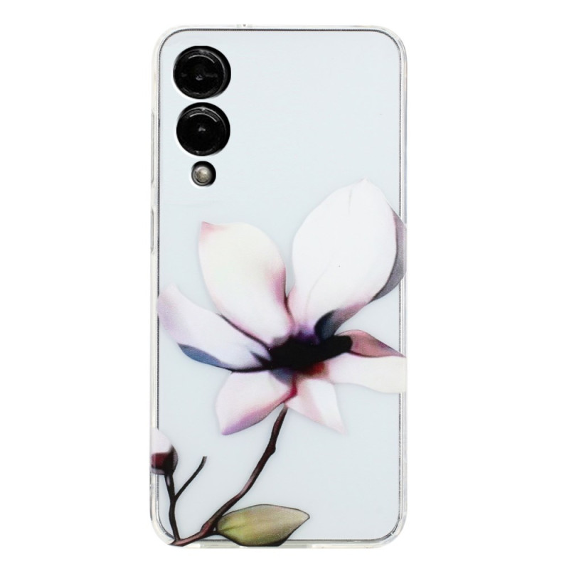 Coque Samsung Galaxy S25 Edge Fleur Blanche