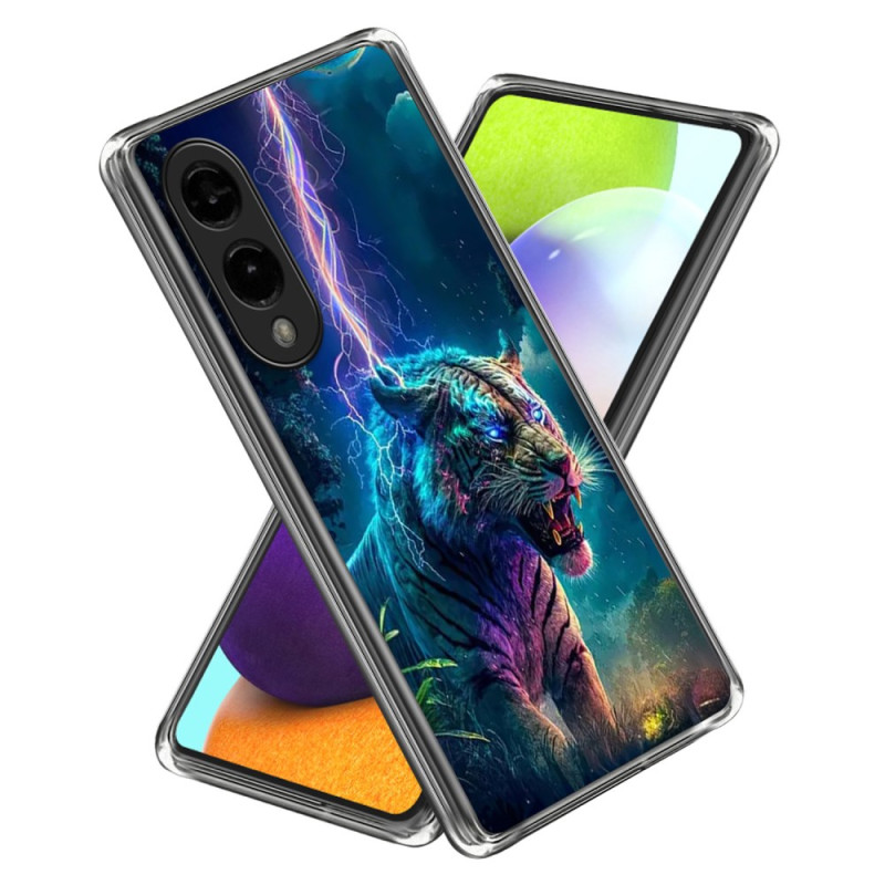Coque Samsung Galaxy S25 Edge Tigre Éclair