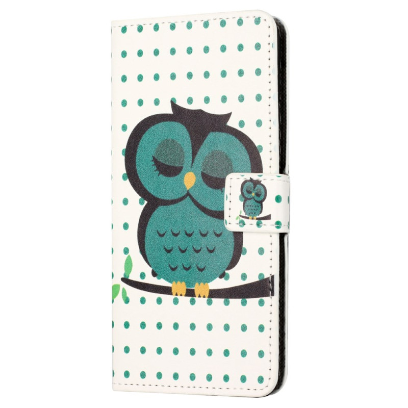 Housse Moto G24 Hibou Endormi