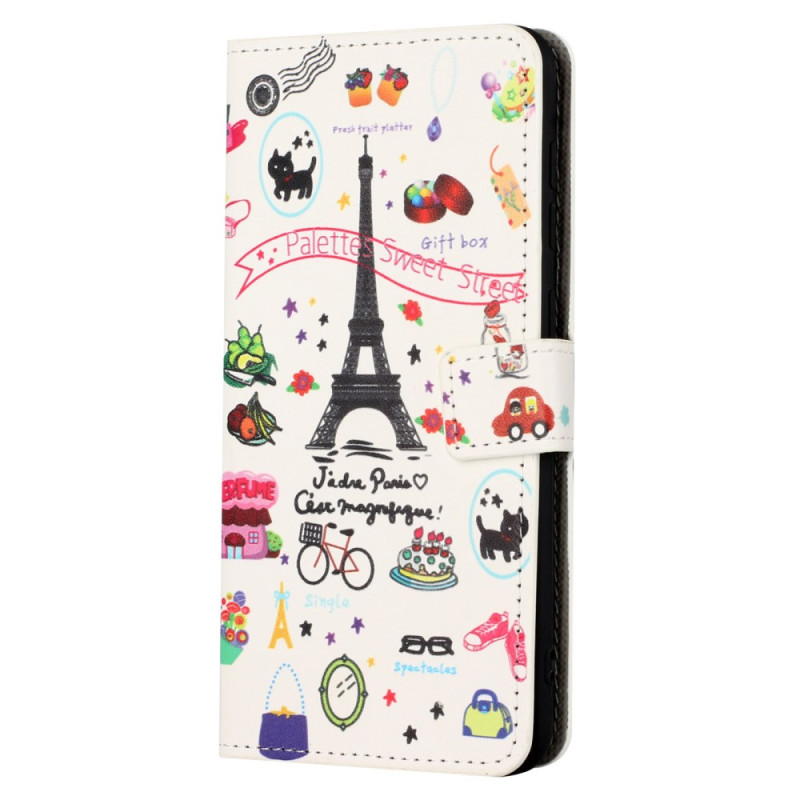 Housse Moto G24 Power I Love Paris