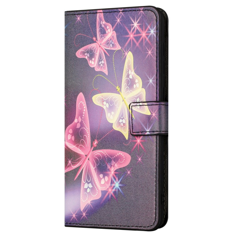 Housse Moto G24 Power Papillons Scintillants