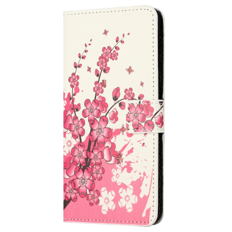 Housse Moto G24 Power Fleurs de Prunier