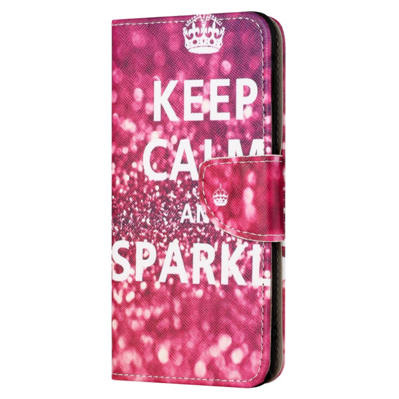Housse Moto G24 Power Keep Calm and Sparkle