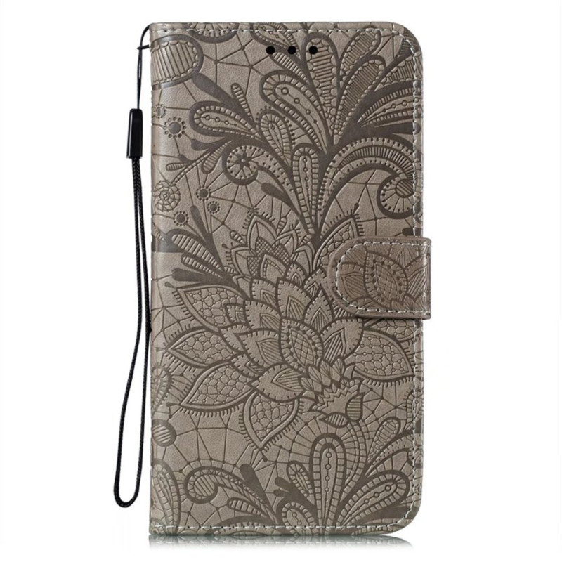 Housse Moto G24 Power Design Floral à Lanière