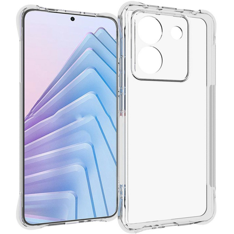 Coque transparente antidérapante pour Xiaomi Poco M7 Pro 5G