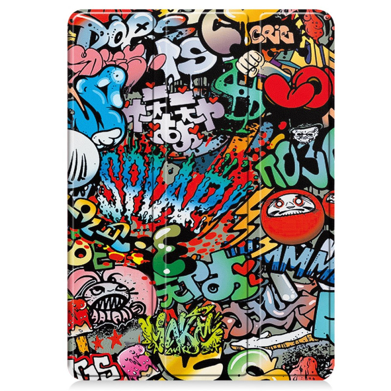Smart Case Xiaomi Pad 8 / 8 Pro / 7 / 7 Pro Porte-Stylet Graffiti