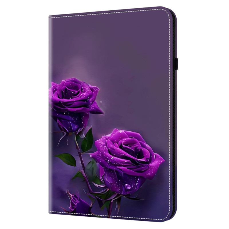 Étui Xiaomi Pad 8 / 8 Pro / 7 / 7 Pro Roses Violettes