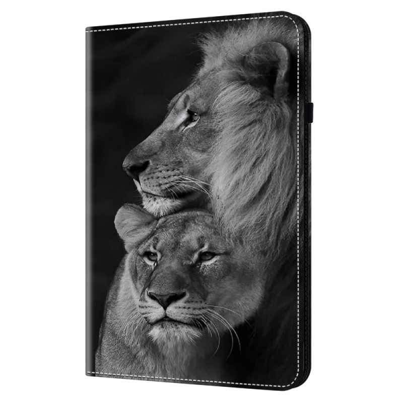 Étui Xiaomi Pad 8 / 8 Pro / 7 / 7 Pro Couple de Lions