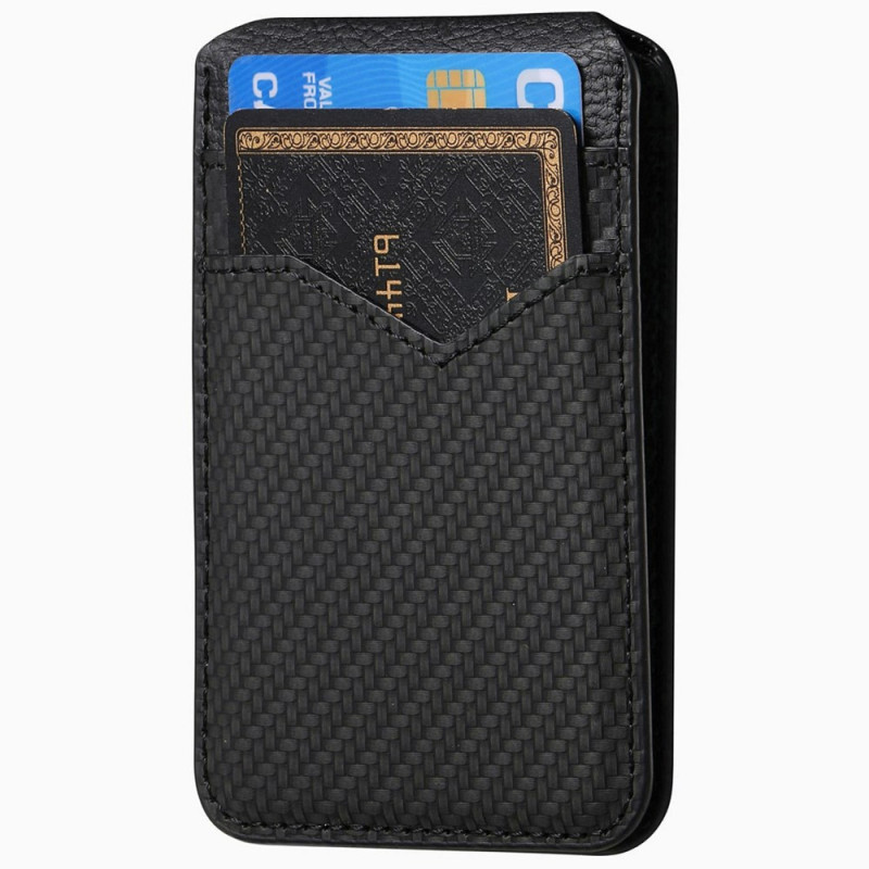 Porte-cartes Magnétique compatible MagSafe Fibre Carbone
