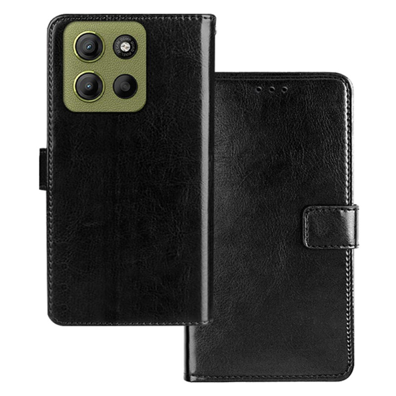 Housse Moto G15 Power Simili Cuir IDEWEI