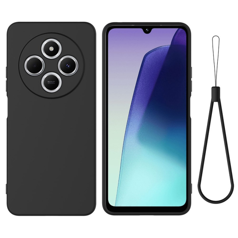 Coque Xiaomi Poco M7 5G Silicone Liquide à Lanière