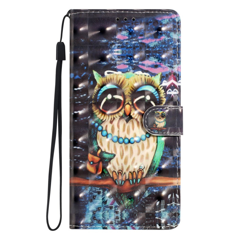 Housse Moto G45 5G / G34 5G Hibou 3D