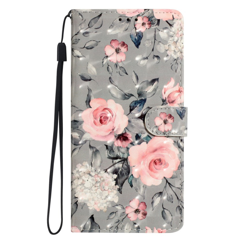 Housse Moto G45 5G / G34 5G Fleurs Roses