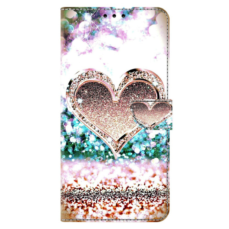 Housse Moto G45 5G / G34 5G Coeur Diamant