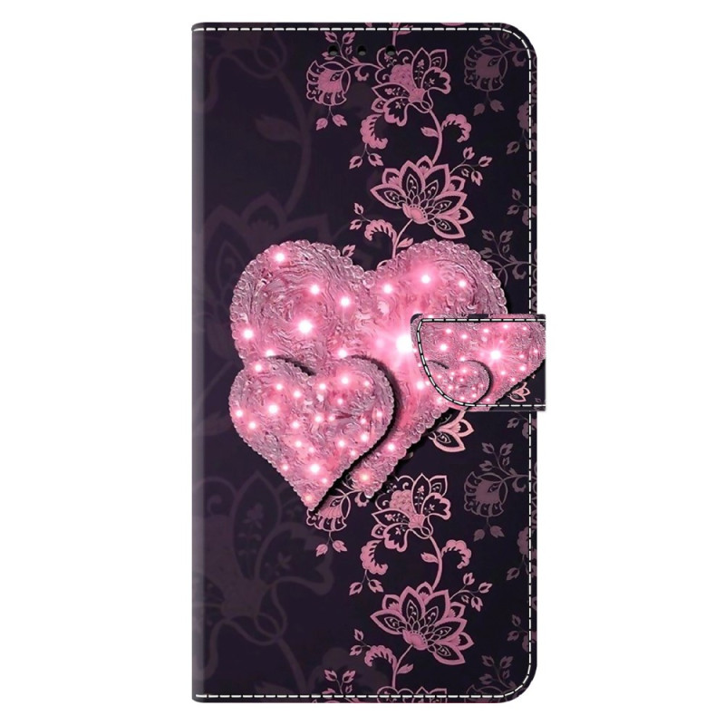 Housse Moto G45 5G / G34 5G Coeur Rose