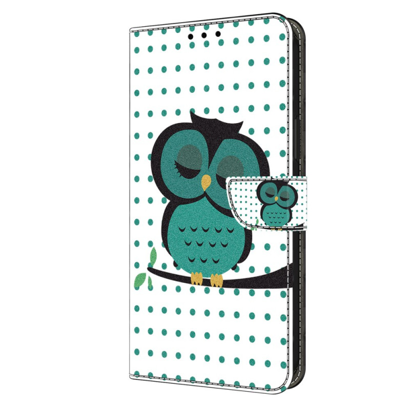 Housse Moto G45 5G / G34 5G Hibou Endormi