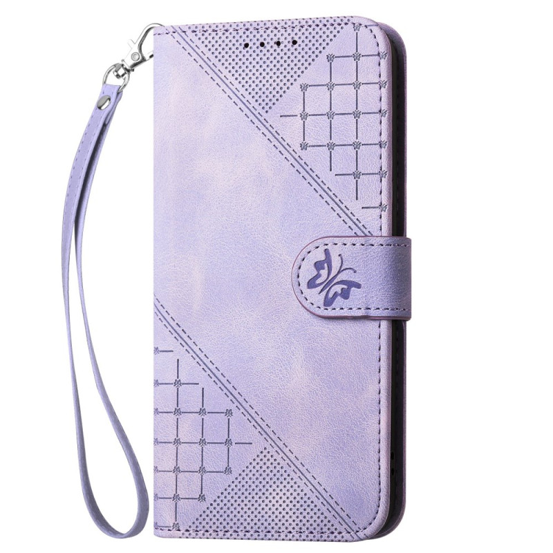 Housse Moto G45 5G / G34 5G Motifs Géométriquess et Papillon