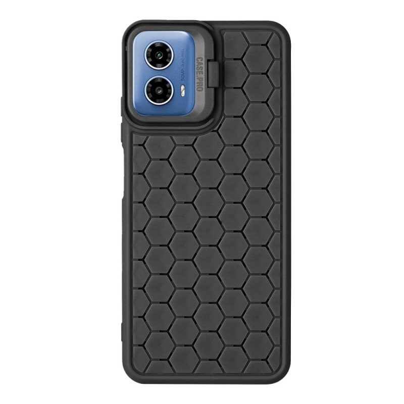 Coque Moto G45 5G / G34 5G Design Nid d'Abeille avec Support