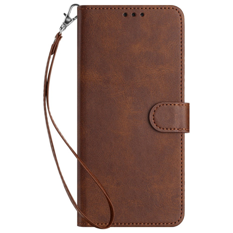 Housse Moto G45 5G / G34 5G Simili Cuir à Lanière
