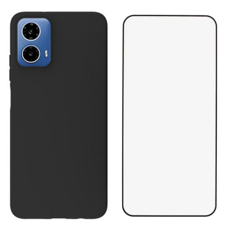 Coque Moto G45 5G / G34 5G Silicone avec Protecteur Écran