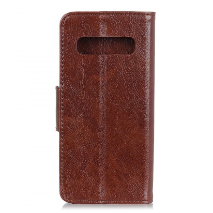 Housse Samsung Galaxy S10 Effet Cuir Brillant Housse Samsung Galaxy S10 Effet Cuir Brillant