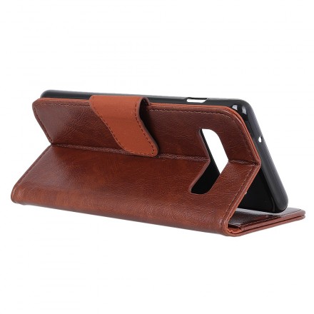 Housse Samsung Galaxy S10 Effet Cuir Brillant Housse Samsung Galaxy S10 Effet Cuir Brillant