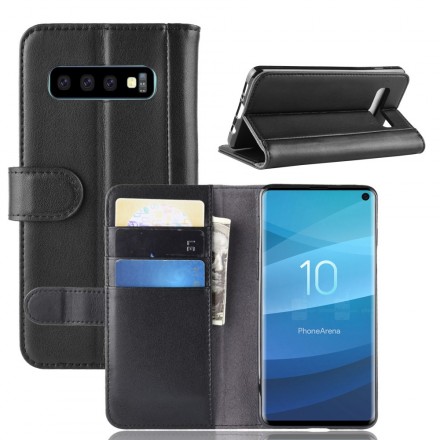 Housse Samsung Galaxy S10 Cuir Fendu Housse Samsung Galaxy S10 Cuir Fendu