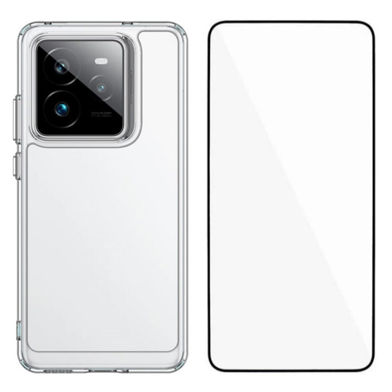 Coque Realme GT 7 Pro 5G Transparente avec Protecteur Écran en Verre trempé