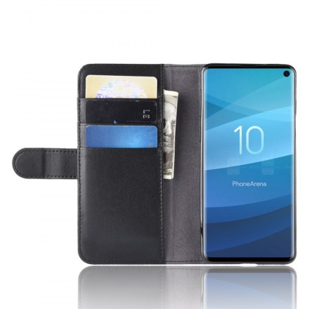 Housse Samsung Galaxy S10 Cuir Fendu Housse Samsung Galaxy S10 Cuir Fendu