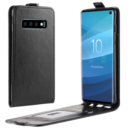 Housse Samsung Galaxy S10 Rabattable Effet Cuir