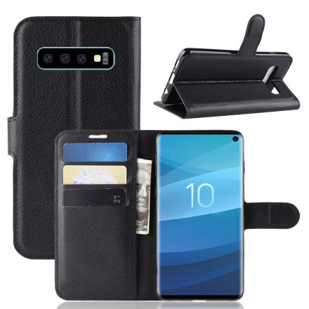 Housse Samsung Galaxy S10 Simili Cuir Rétro Housse Samsung Galaxy S10 Simili Cuir Rétro