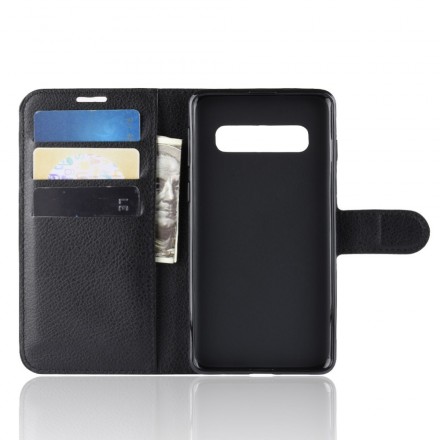 Housse Samsung Galaxy S10 Simili Cuir Rétro Housse Samsung Galaxy S10 Simili Cuir Rétro